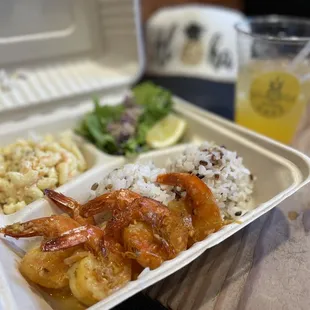 Garlic Shrimp Plate