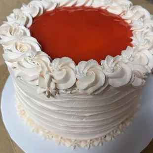 We requested a plain Guava cake and she delivered!