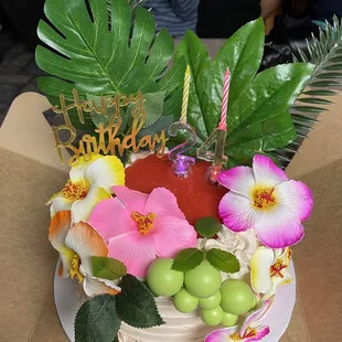 We bought our own decorations and it turned out perfect!