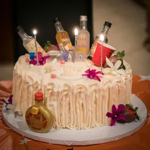 Got this for my friend's 30th birthday. Amazing strawberry guava cake