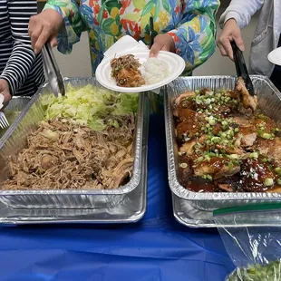 Kailua Pig and Teriyaki Chicken