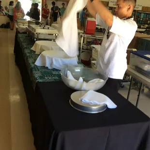 Setting up Luau Buffet