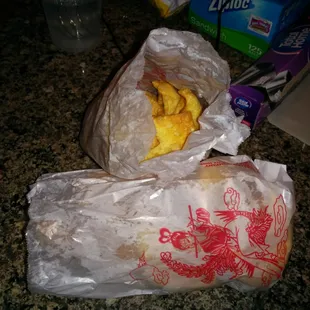 Orders of crab rangoon