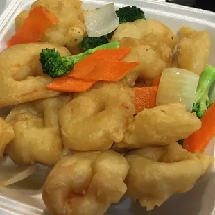 Sweet and Sour shrimp