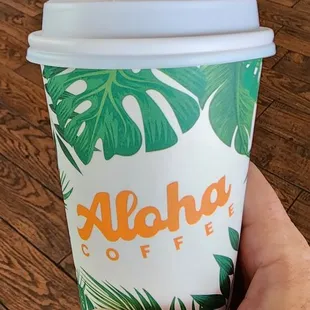 My coconut milk latte