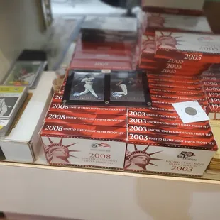 Silver proof and mint sets available.