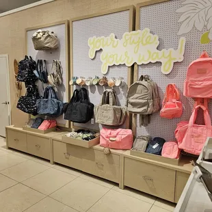 @Ala Moana Center/Aloha Collection Store; 2/8/2025. So much neat Hawaiian theme items/prints/tote Bags, etc. Love this Store! Haha!