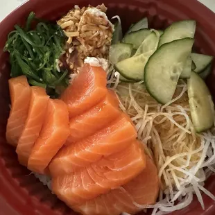 Salmon bowl