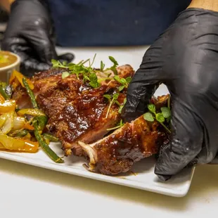 bbq ribs, food, ribs