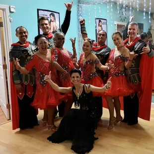 Formation Team ready to perform