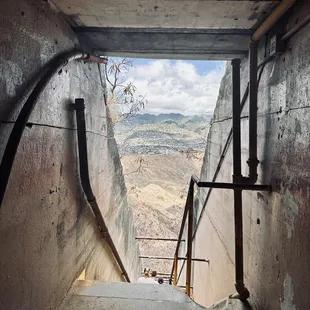 Stairs to climb to the top