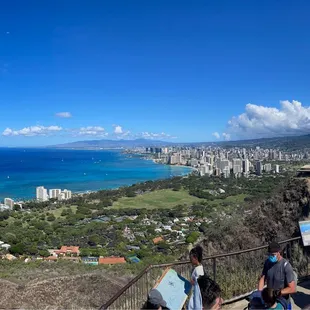 My friend's photo from the top of Diamond Head