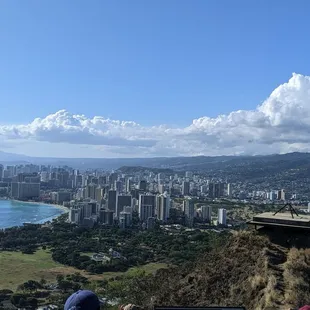 View from top of Diamond Head
