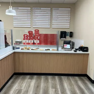 the entrance &amp; menu