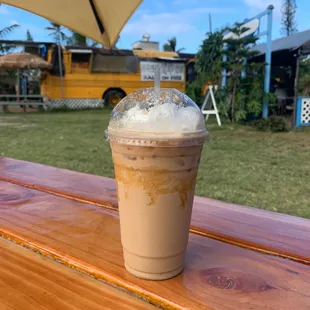 Coconut Caramel Iced Coffee