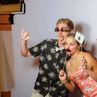 HD Photo Booth with White Backdrop