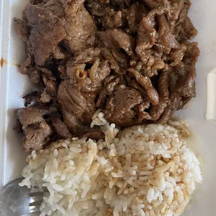 BBQ Beef Plate