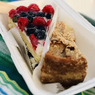 2 slices of their special cakes!