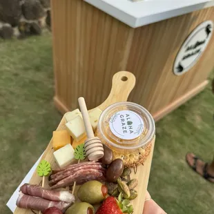 Cutest little plate of charcuterie ever!