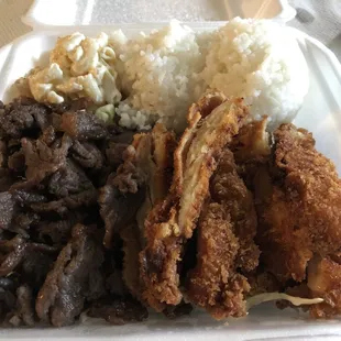Diamond Head Mix Combo Plate - yummy!