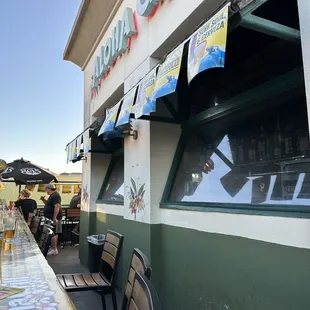 the outside of a restaurant