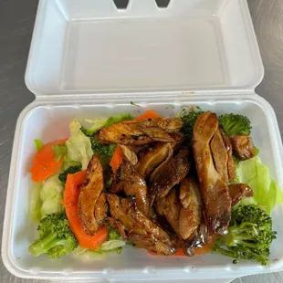 Hawaiian BBQ Veggie Bowl.