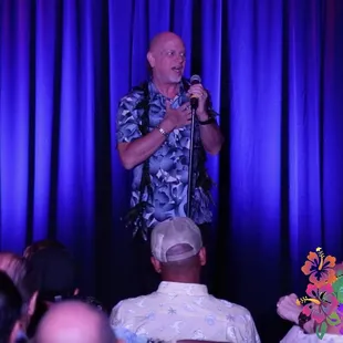 National Headliner Don Barnhart at the Aloha Ha Comedy Club.