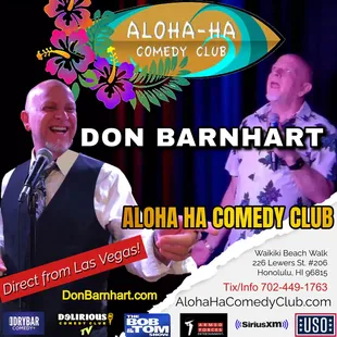 Aloha Ha Comedy Club is the premier destination for Comedy Shows in Hawaii.