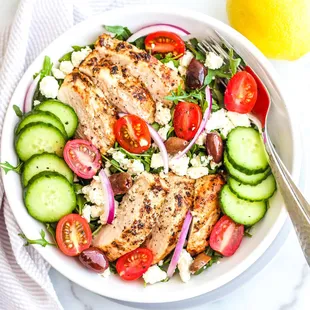a bowl of salad