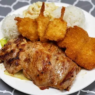 a plate of food
