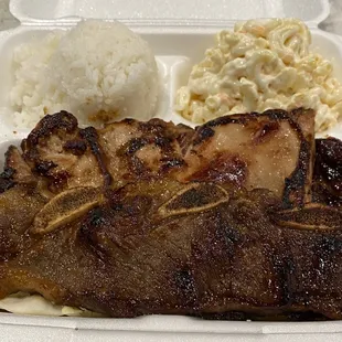 Big Island Short Ribs and Hawaiian Bbq Chicken Combo