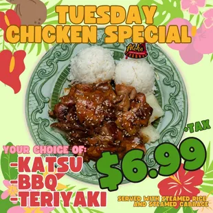 Tuesday chicken special