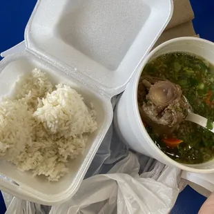 S1. Ox Tail Soup with Rice