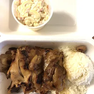 Bbq chicken plate (single/mini)