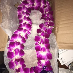 Orchid lei
