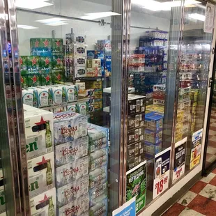 impressive beer cave