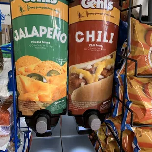 a variety of packaged food items