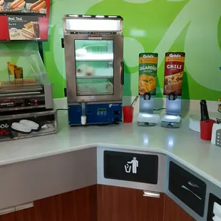 Hot dog and nacho station