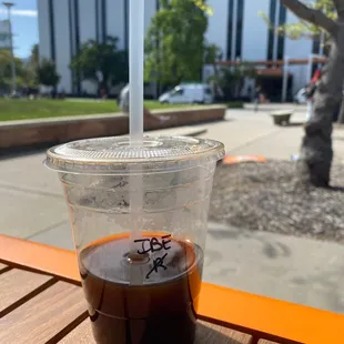 iced black eye (coffee w 3 shots espresso)