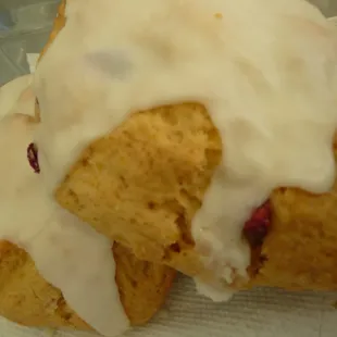 Mouthwatering cranberry scones