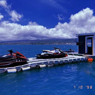 The dock.