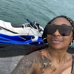 Me and the jet skis before our ride
