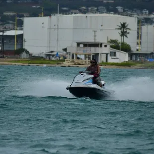 On the jet ski