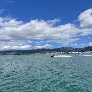 It was an open area and there was so much space to really ride. Was so happy going with Aloha Jet Ski!