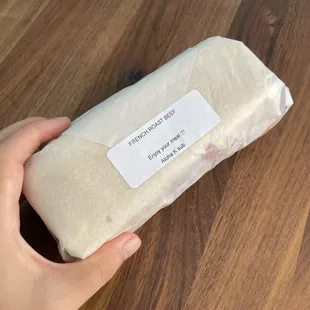 French roast beef sub