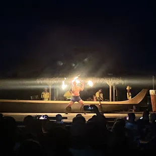 Fire dance (best part of the Luau!)