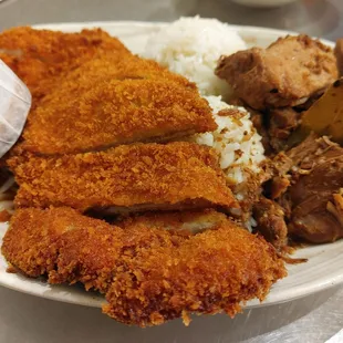 a plate of food