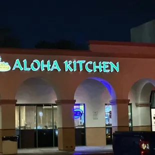 the front of aloha kitchen