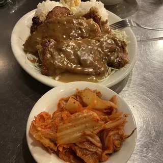 Garlic Chicken with Gravy