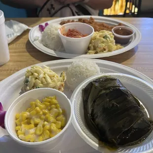 Lau Lau Plate &amp; Chicken Katsu Plate